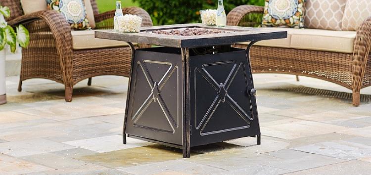 Je kunt ook een eenvoudige vuurkorf of chimenea kopen voor ongeveer 75€ tot 150€, - die de klus zal klaren