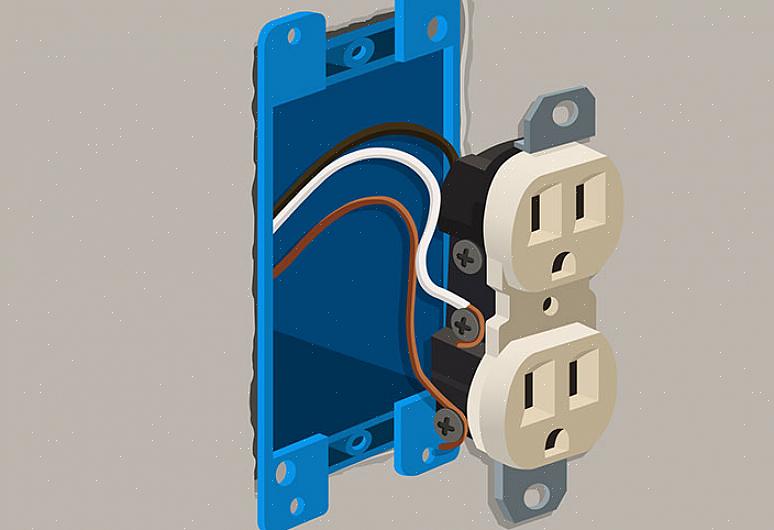 Oude elektrische schakelkasten gemaakt van PVC gebruiken een geïntegreerd snelspansysteem om de niet-metalen