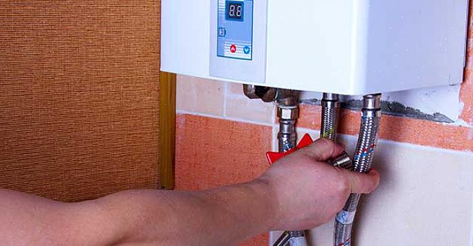 Een tankloze of on-demand warmwaterboiler is een economische keuze voor het verwarmen van water voor wasgoed