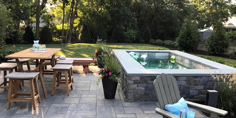 Sommige dompelbaden bevinden zich naast buitenspa's of hot tubs voor koudedompeltherapie