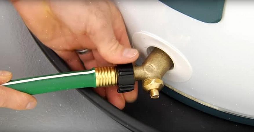 Zoals alle waterkleppen kan de aftapkraan op uw boiler slijten