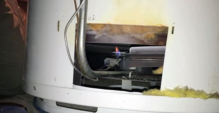 Het thermokoppel zijn losgekoppeld van de gasregelklep (zie hierboven)