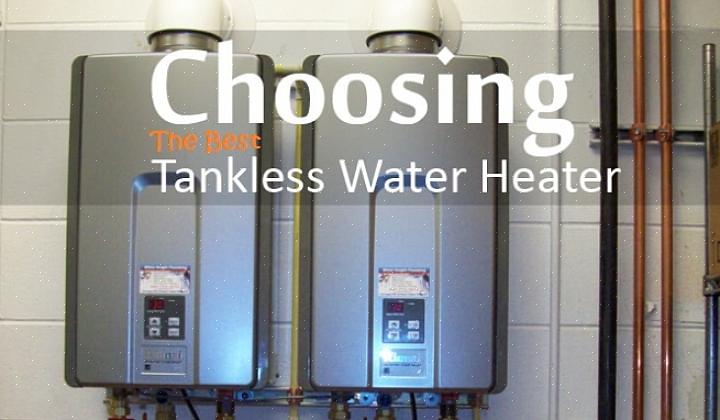 De tankloze boiler werkt door direct water te verwarmen wanneer dat nodig is