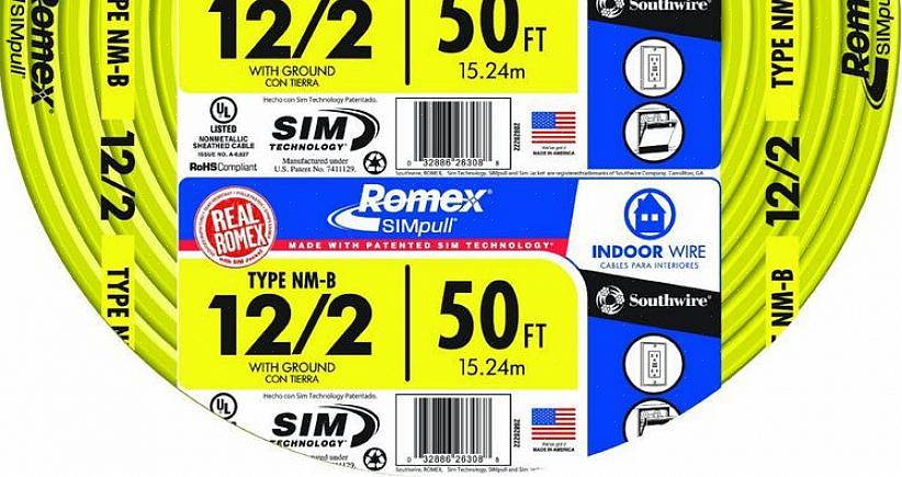 Er zijn drie delen voor NM elektrische kabel