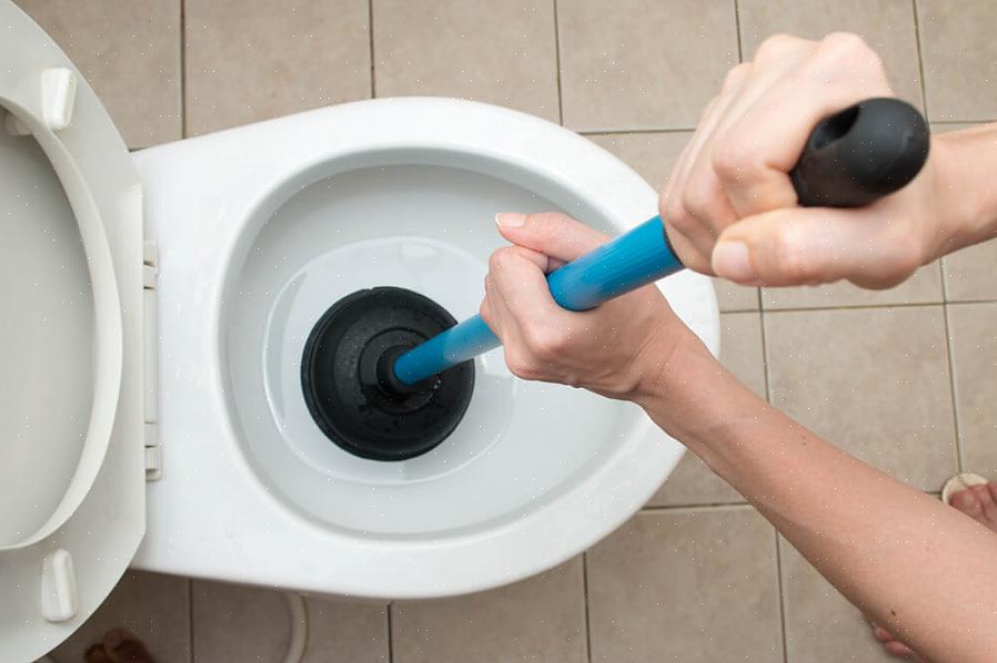 Niet-doorspoelbare items uit uw toilet te houden