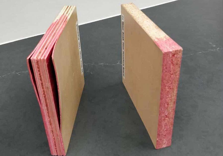 Melamine kan worden gebruikt als afwerkingsmateriaal voor spaanplaat of meubelplaat die wordt gebruikt